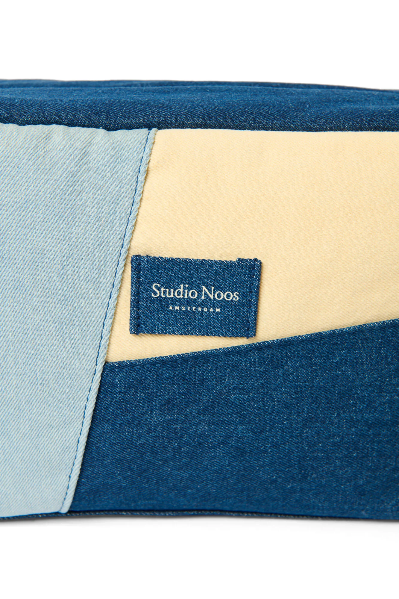 Patchwork Toiletry Bag | Denim - Image 4
