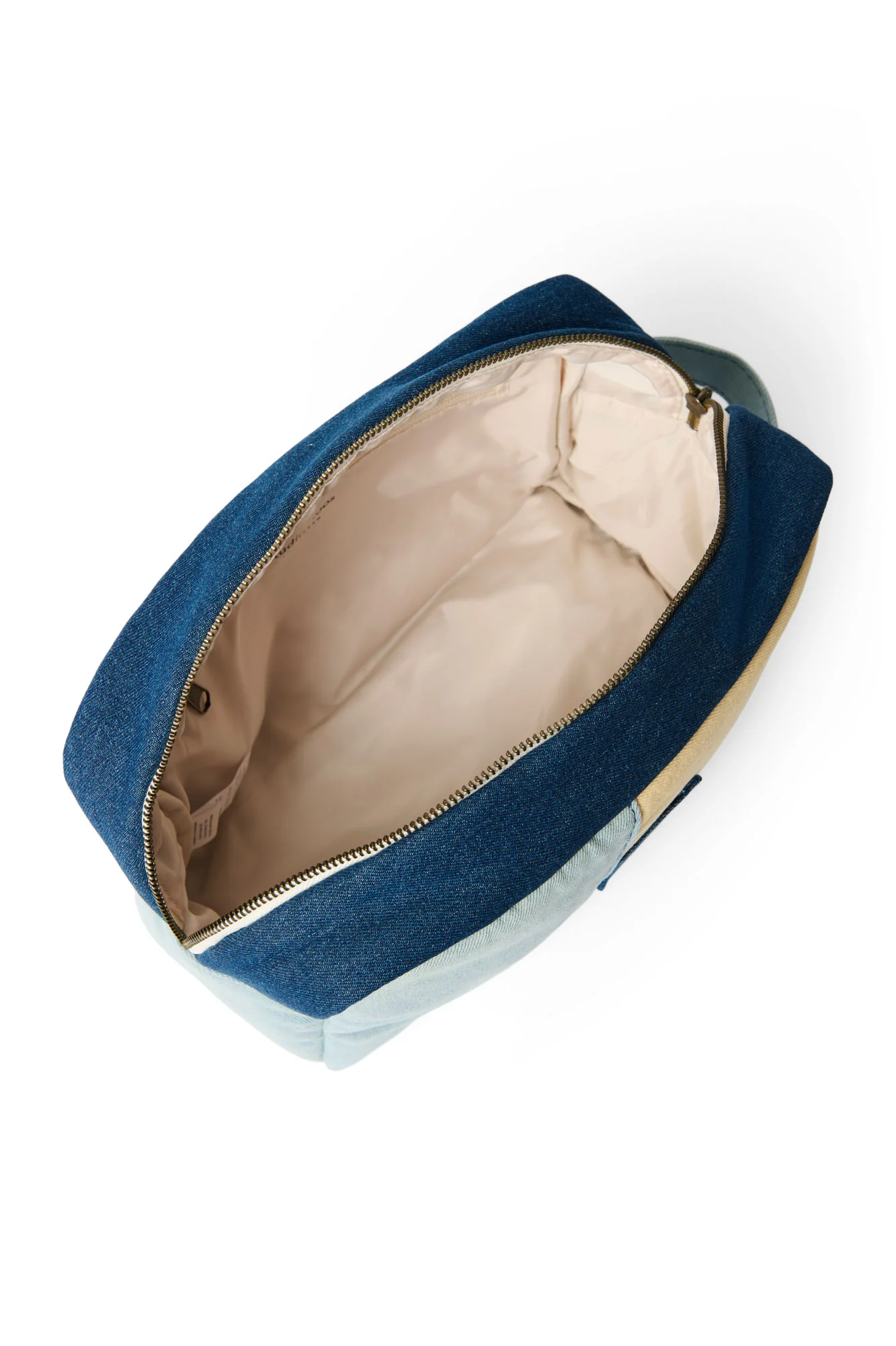 Patchwork Toiletry Bag | Denim - Image 5