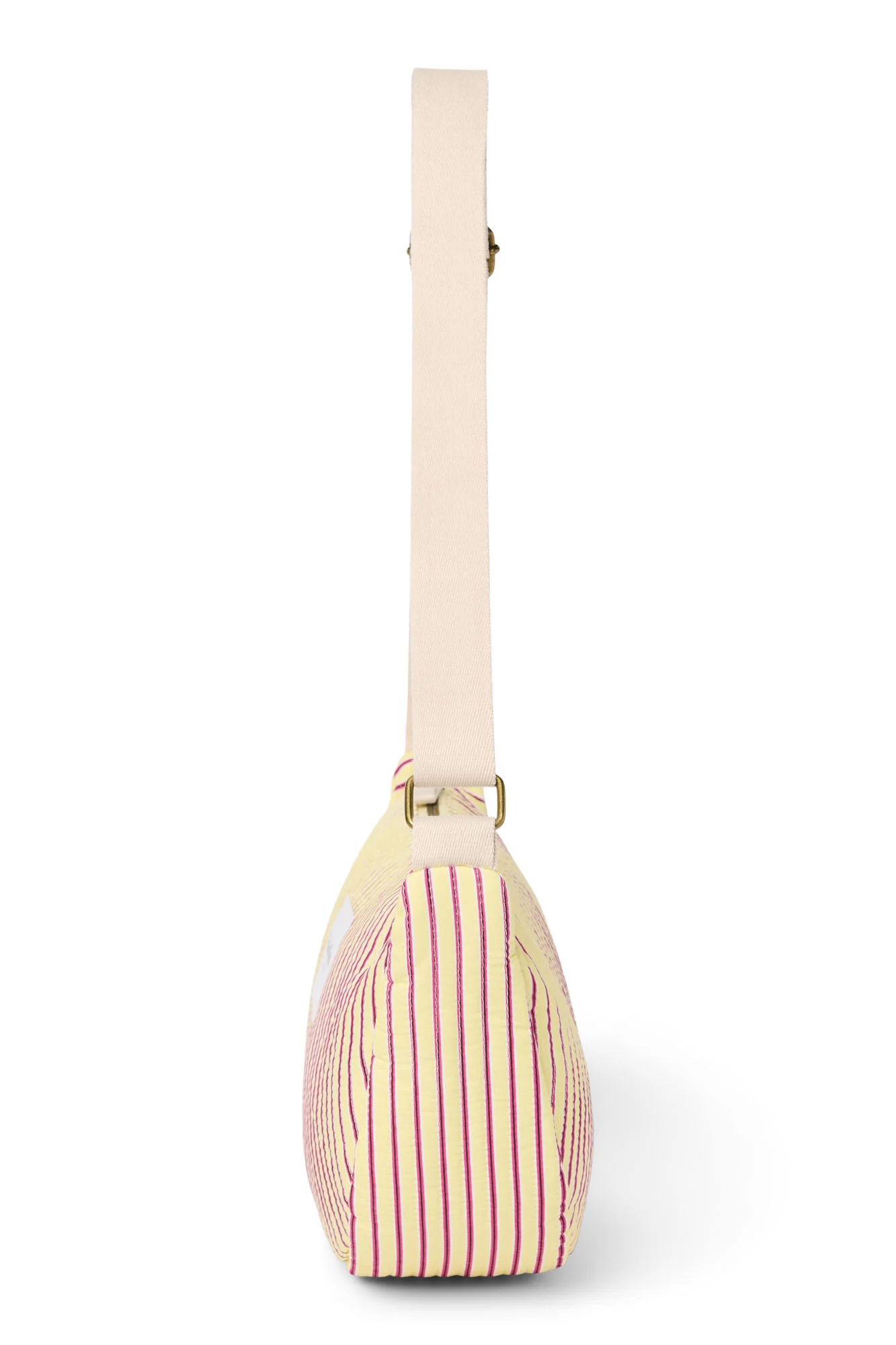 Poplin Striped Adult Fanny Pack | Butter Yellow - Image 6