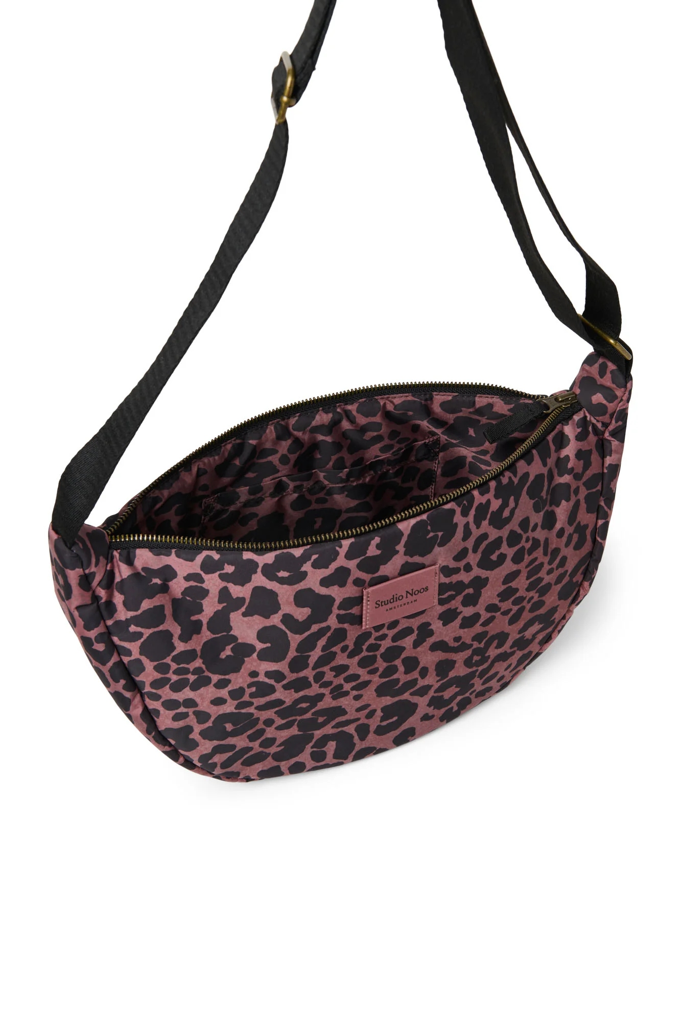 Puffy Adult Fanny Pack | Red Leopard - Image 6