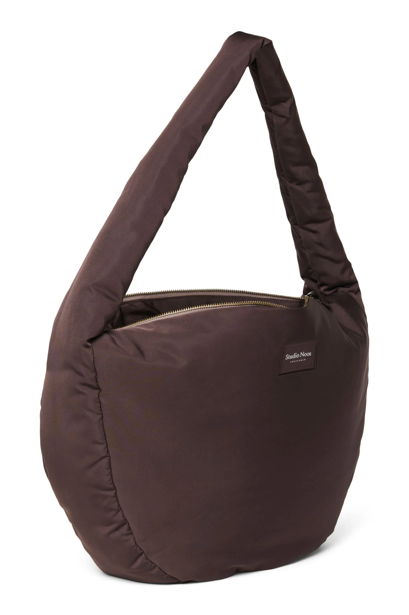 Puffy Cross Body Bag | Brown - Image 3