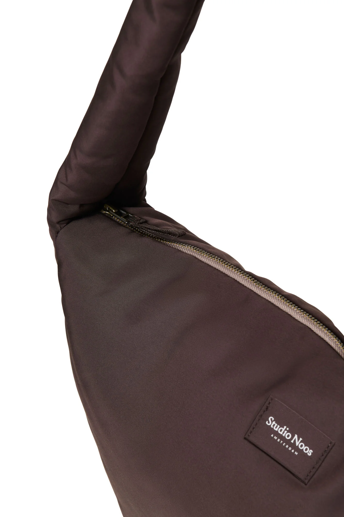 Puffy Cross Body Bag | Brown - Image 6