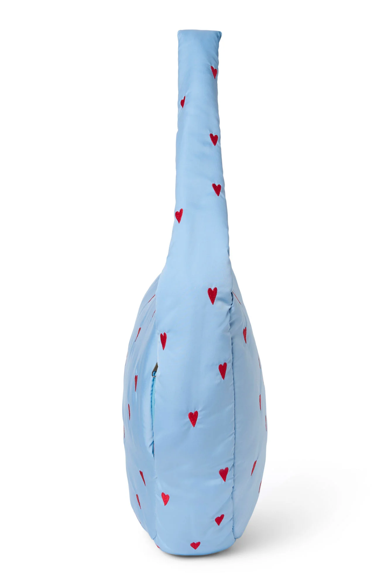 Puffy Cross Body Bag | Light Blue Hearts - Image 6