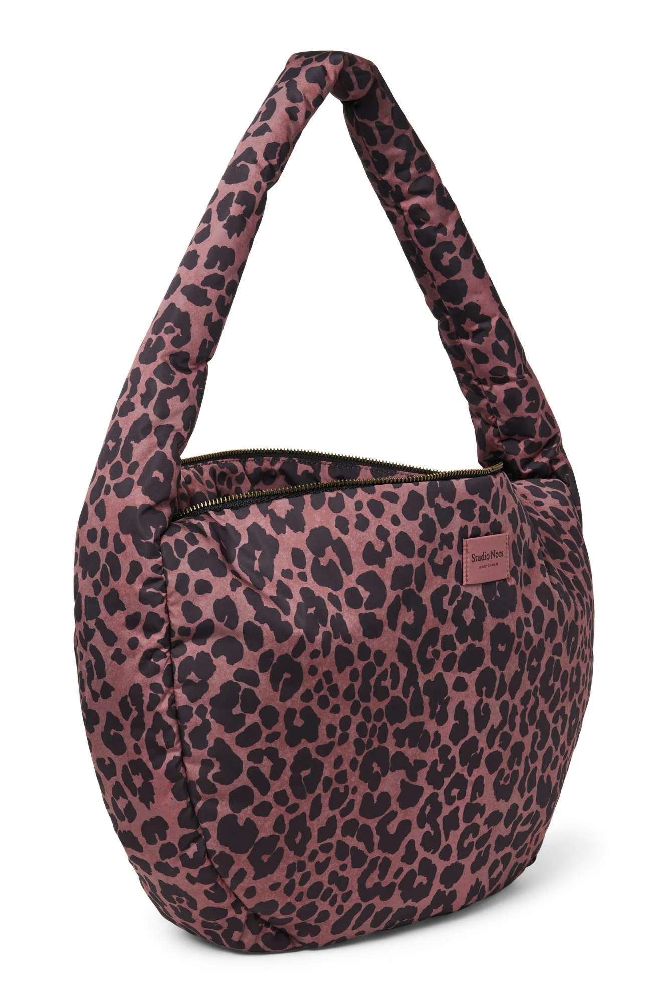 Puffy Cross Body Bag | Red Leopard - Image 3