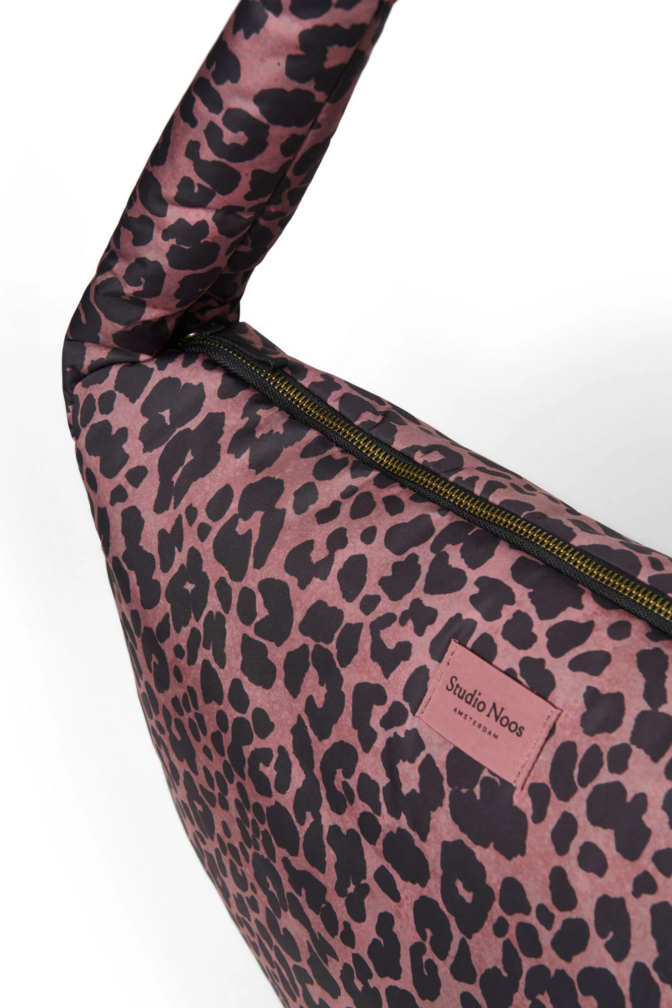 Puffy Cross Body Bag | Red Leopard - Image 5