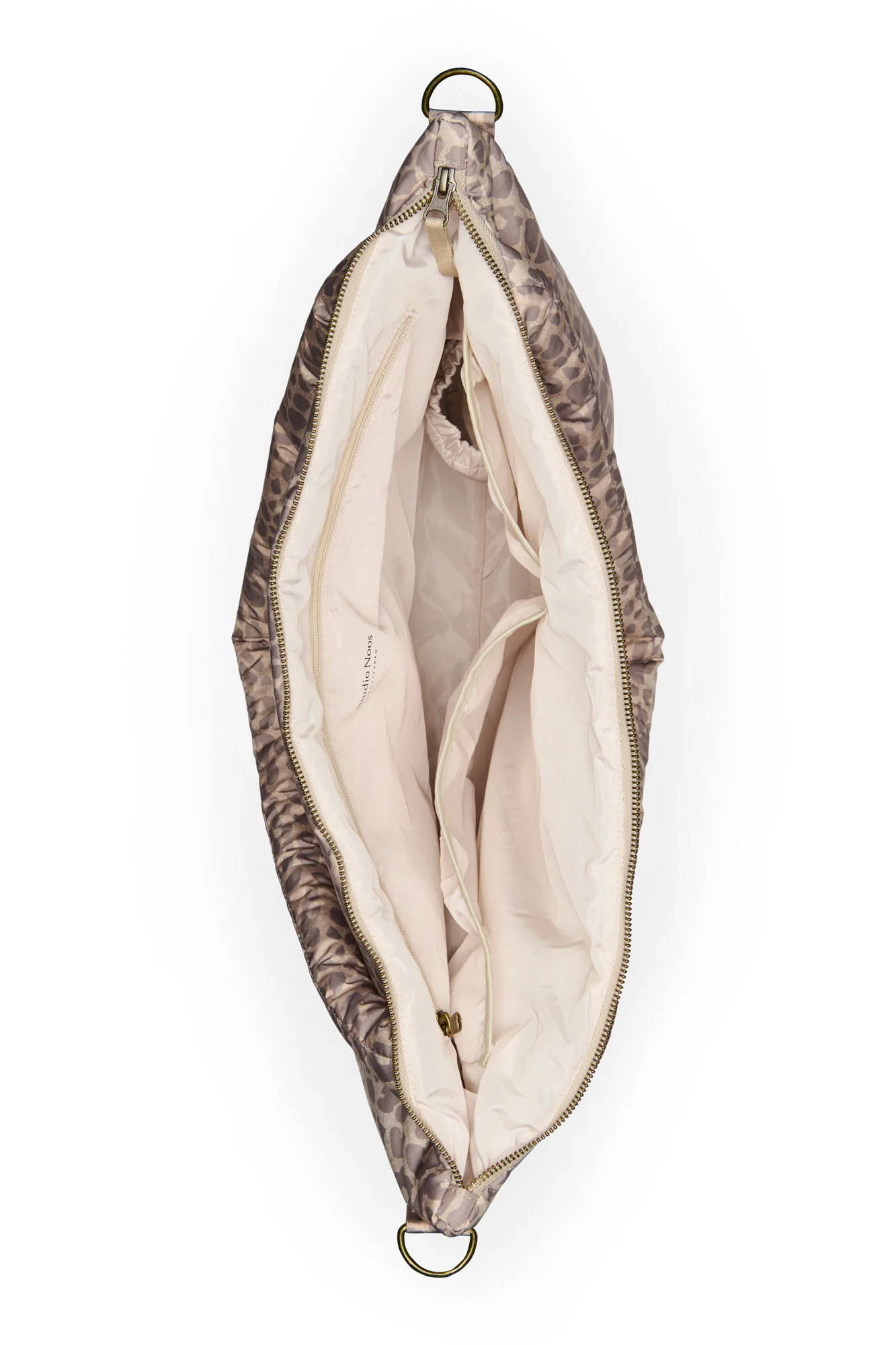 Puffy Diaper Bag | Beige Leopard - Image 6