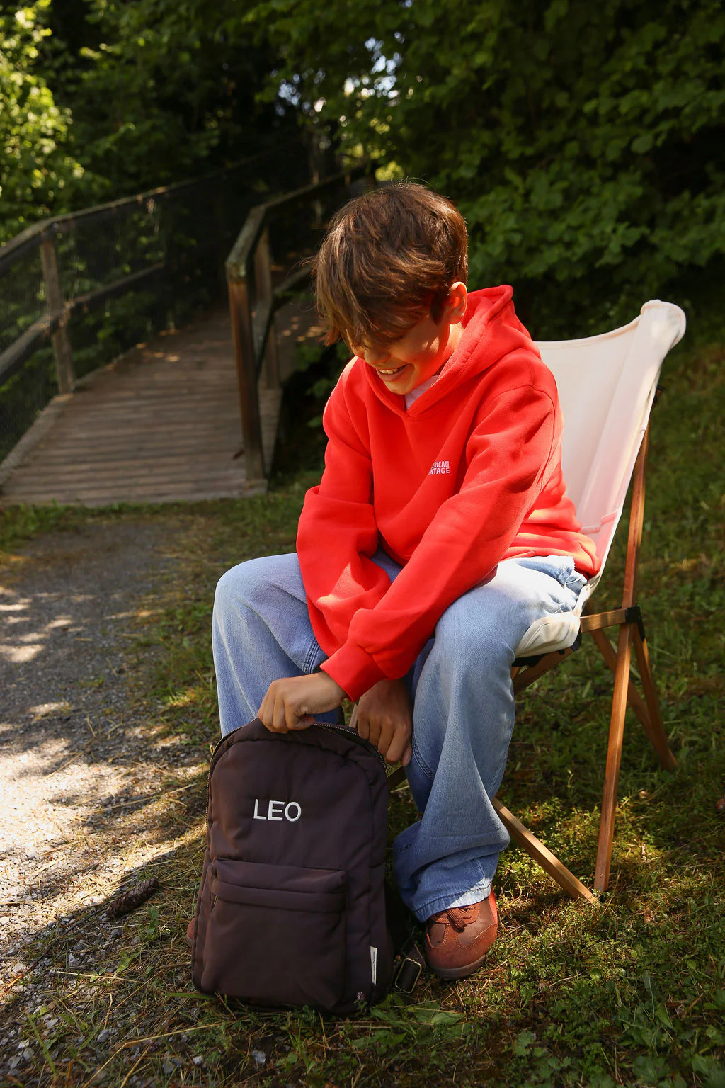 Puffy Midi Backpack | Brown - Image 6
