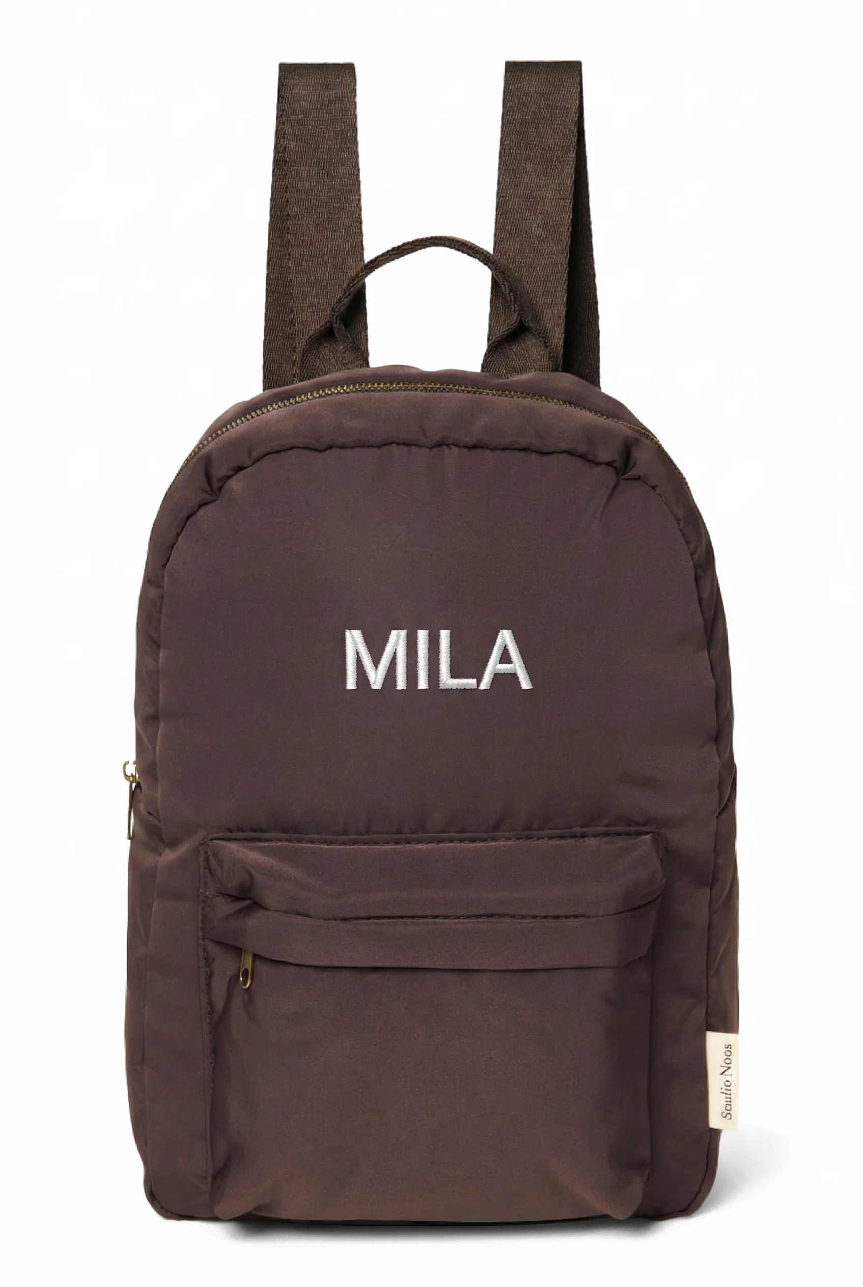 Puffy Midi Backpack | Brown - Image 7