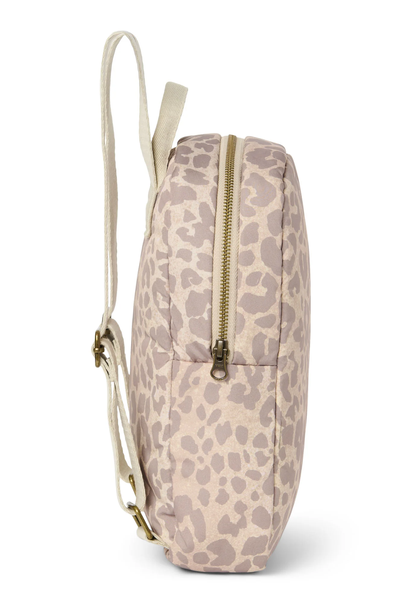 Puffy Mini Backpack | Beige Leopard - Image 4