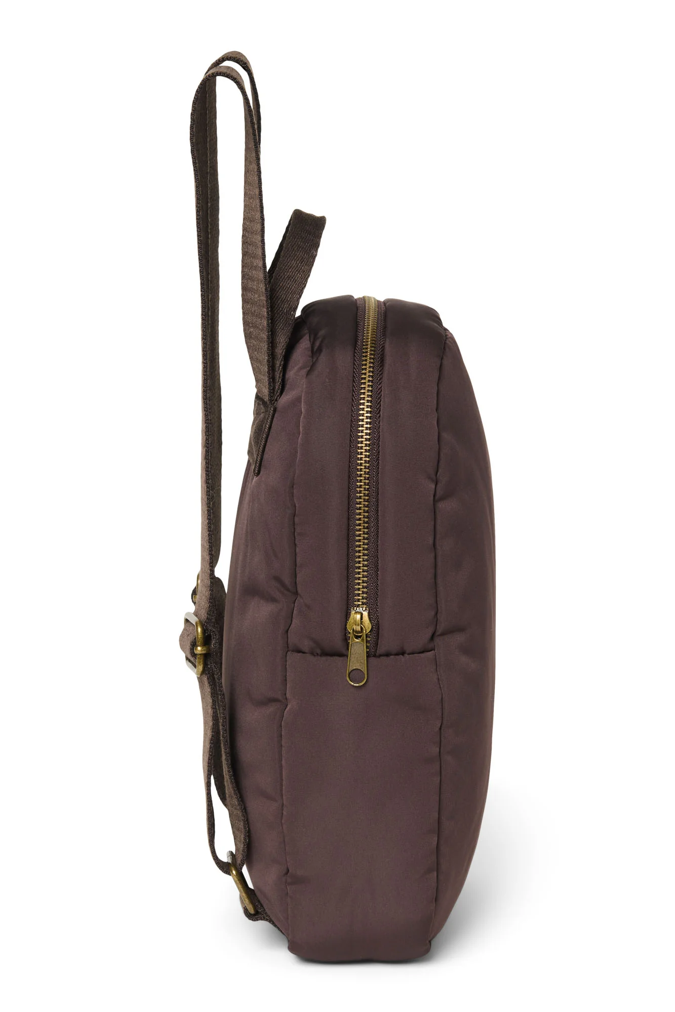 Puffy Mini Backpack | Brown - Image 4