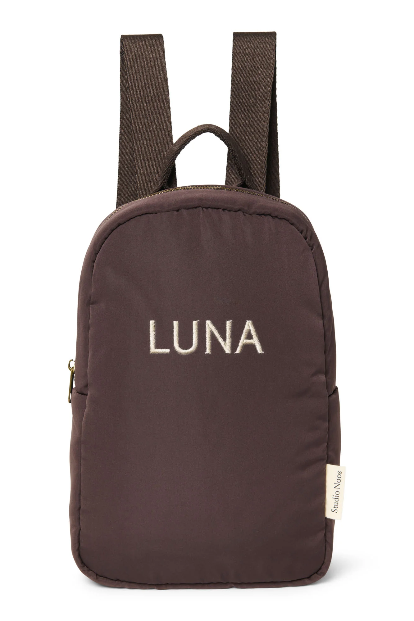 Puffy Mini Backpack | Brown - Image 6