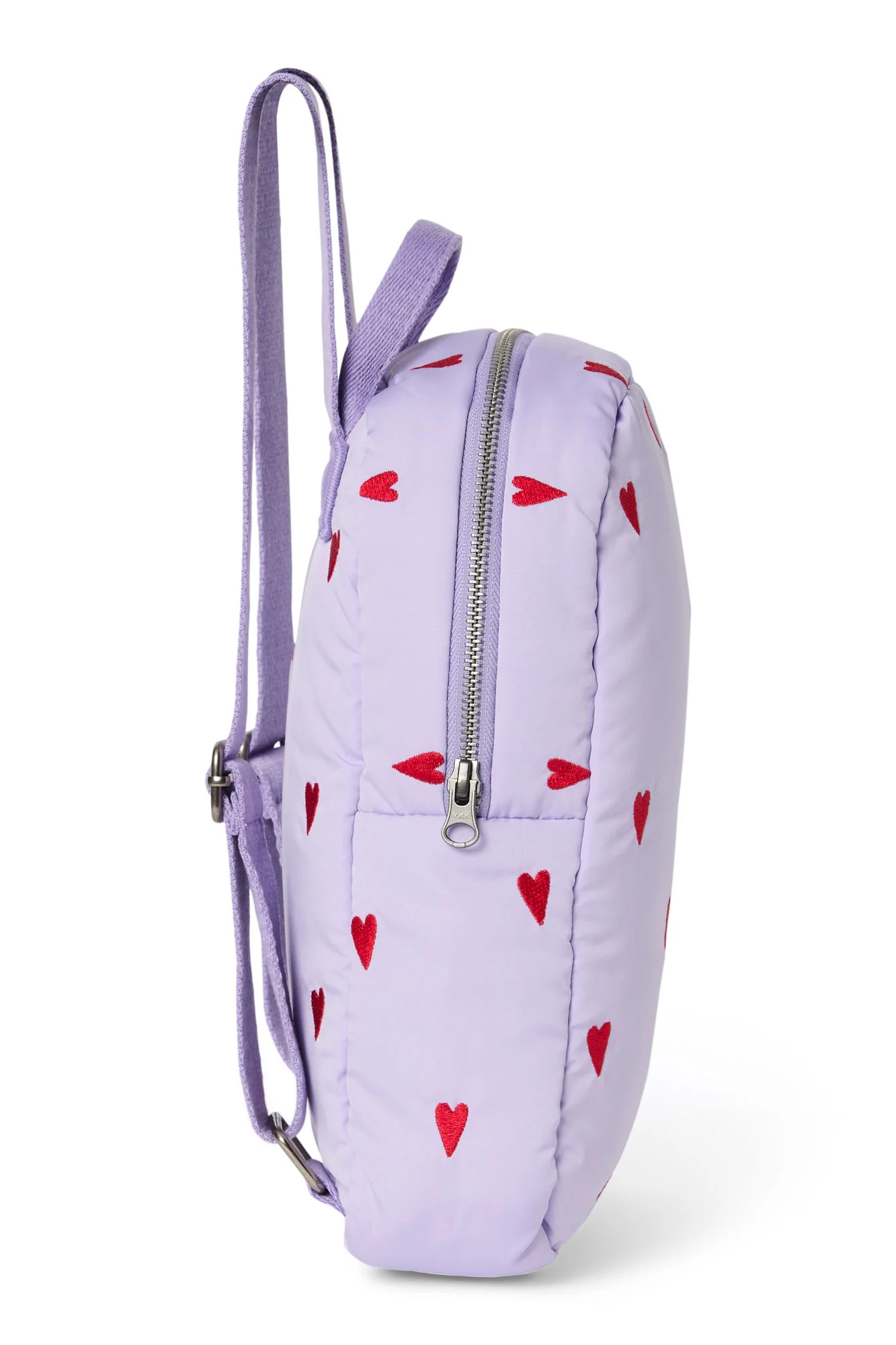 Puffy Mini Backpack | Purple Hearts - Image 5