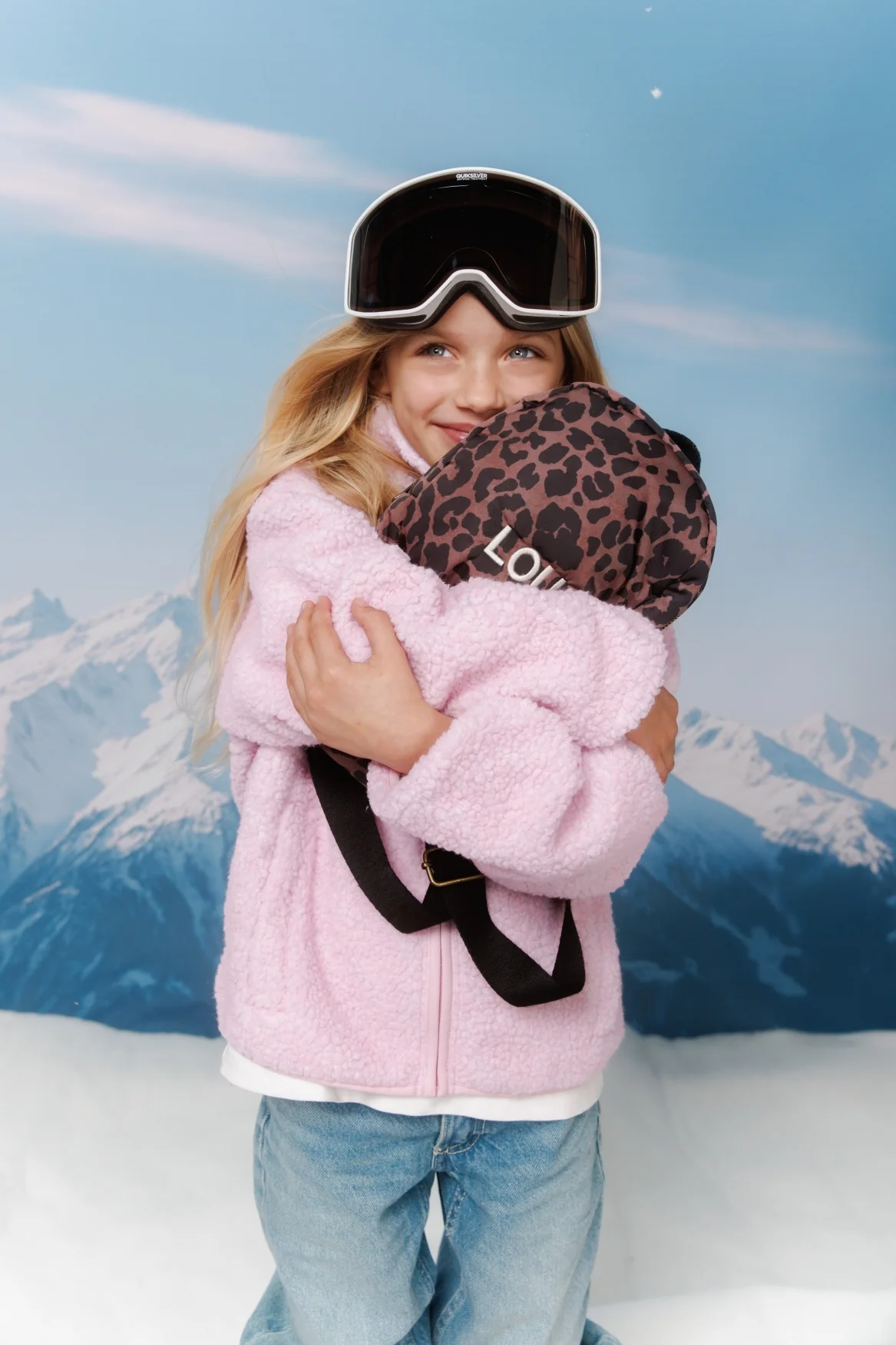 Puffy Mini Backpack | Red Leopard - Image 3