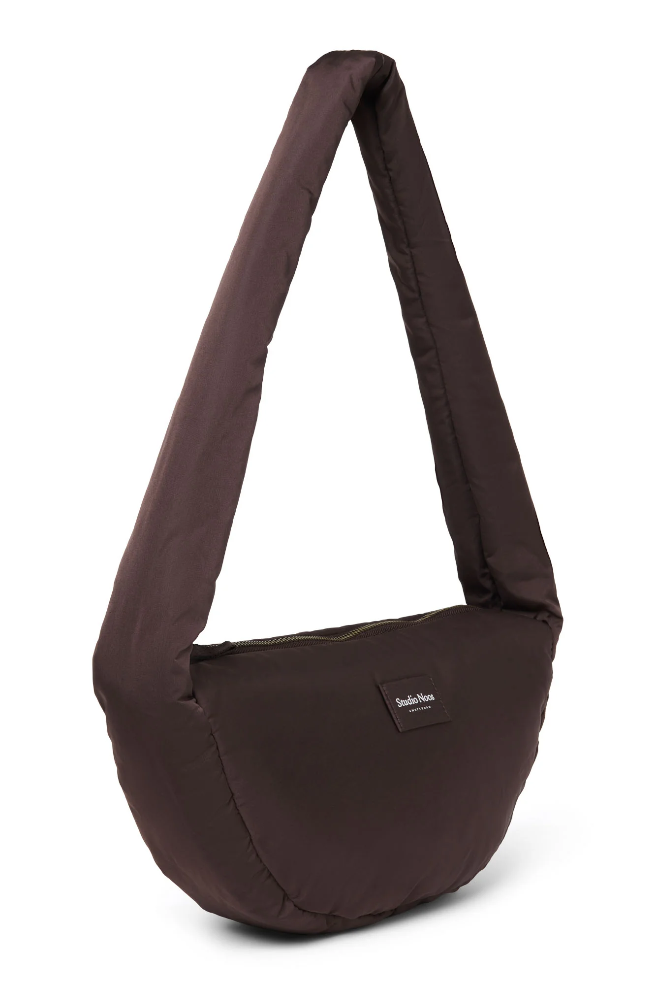 Puffy Mini Cross Body Bag | Brown - Image 3