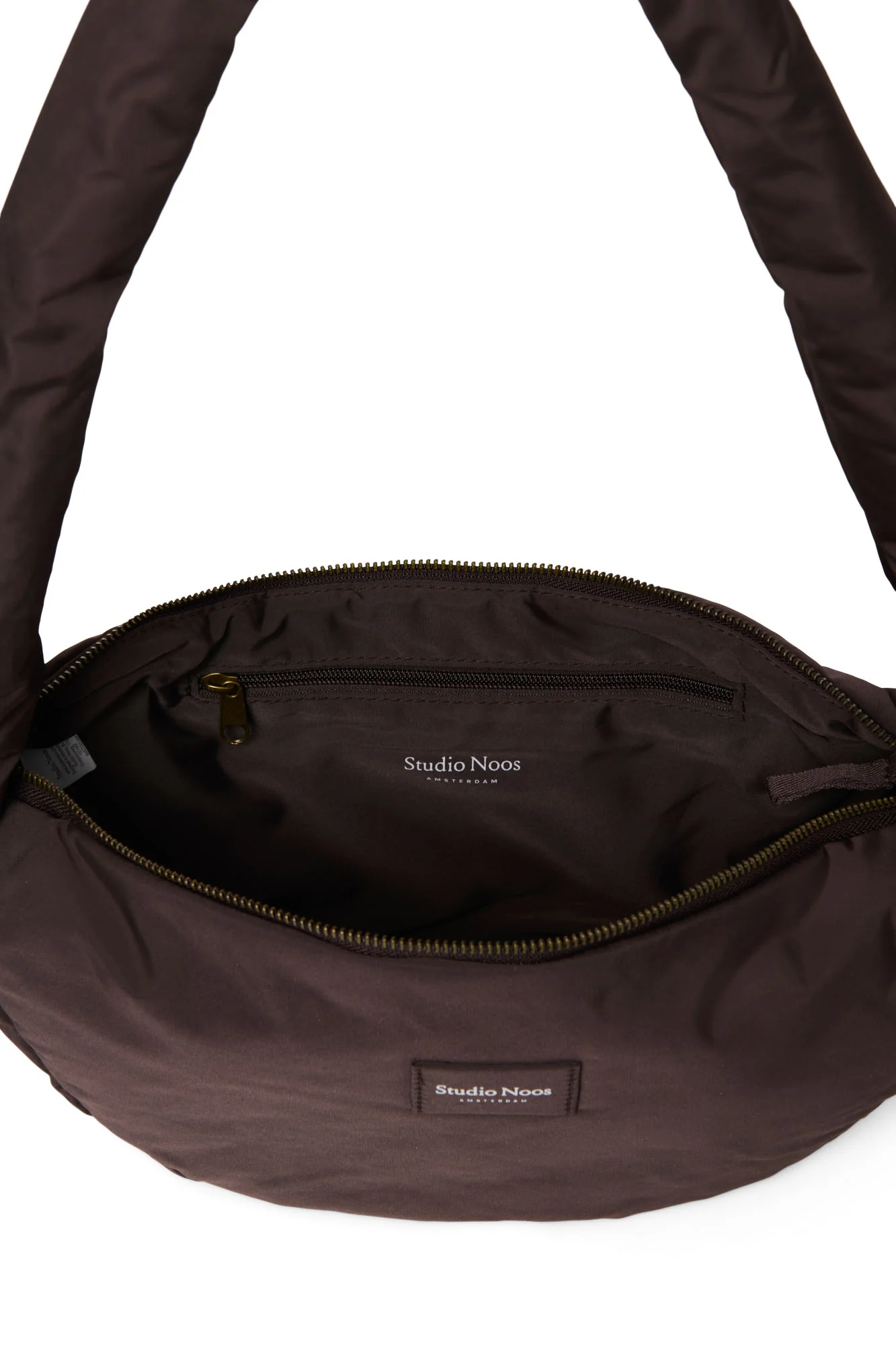 Puffy Mini Cross Body Bag | Brown - Image 5