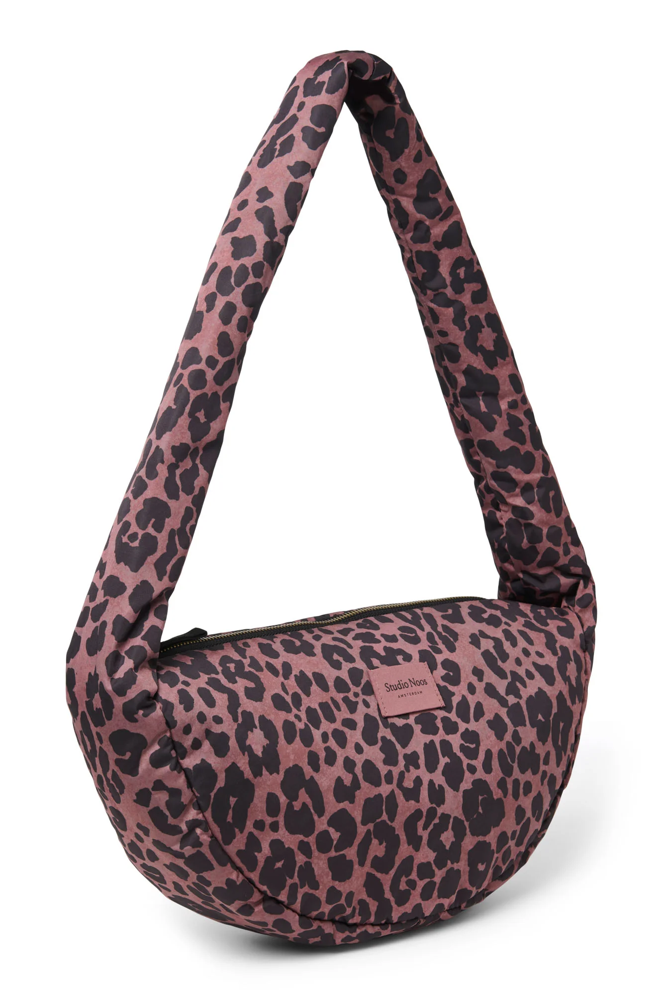 Puffy Mini Cross Body Bag | Red Leopard - Image 3