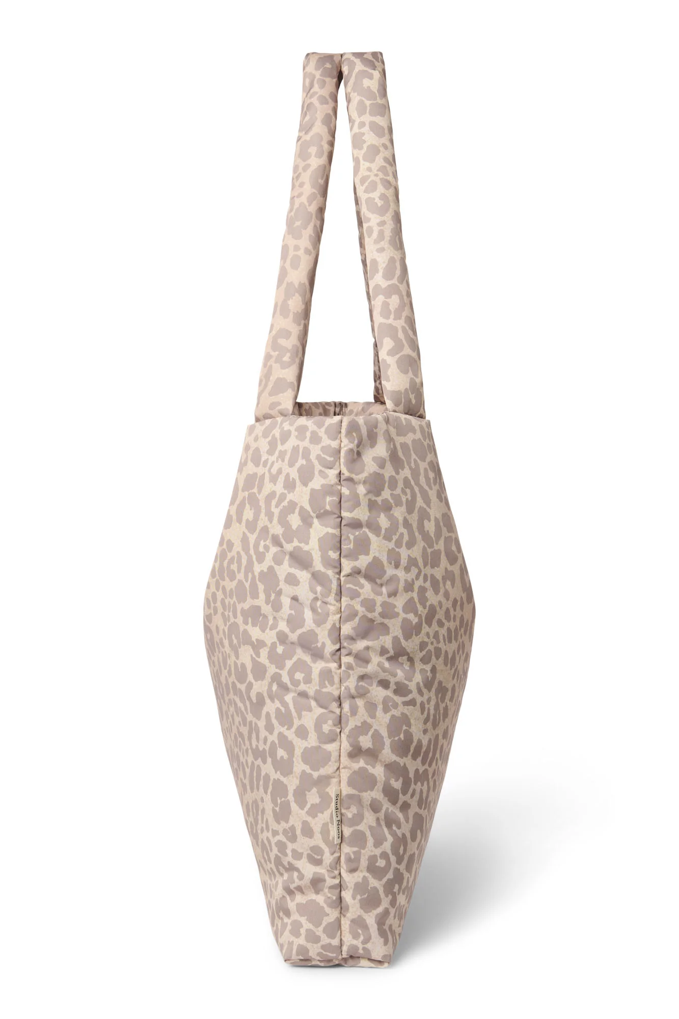 Puffy Mom Bag | Beige Leopard - Image 4