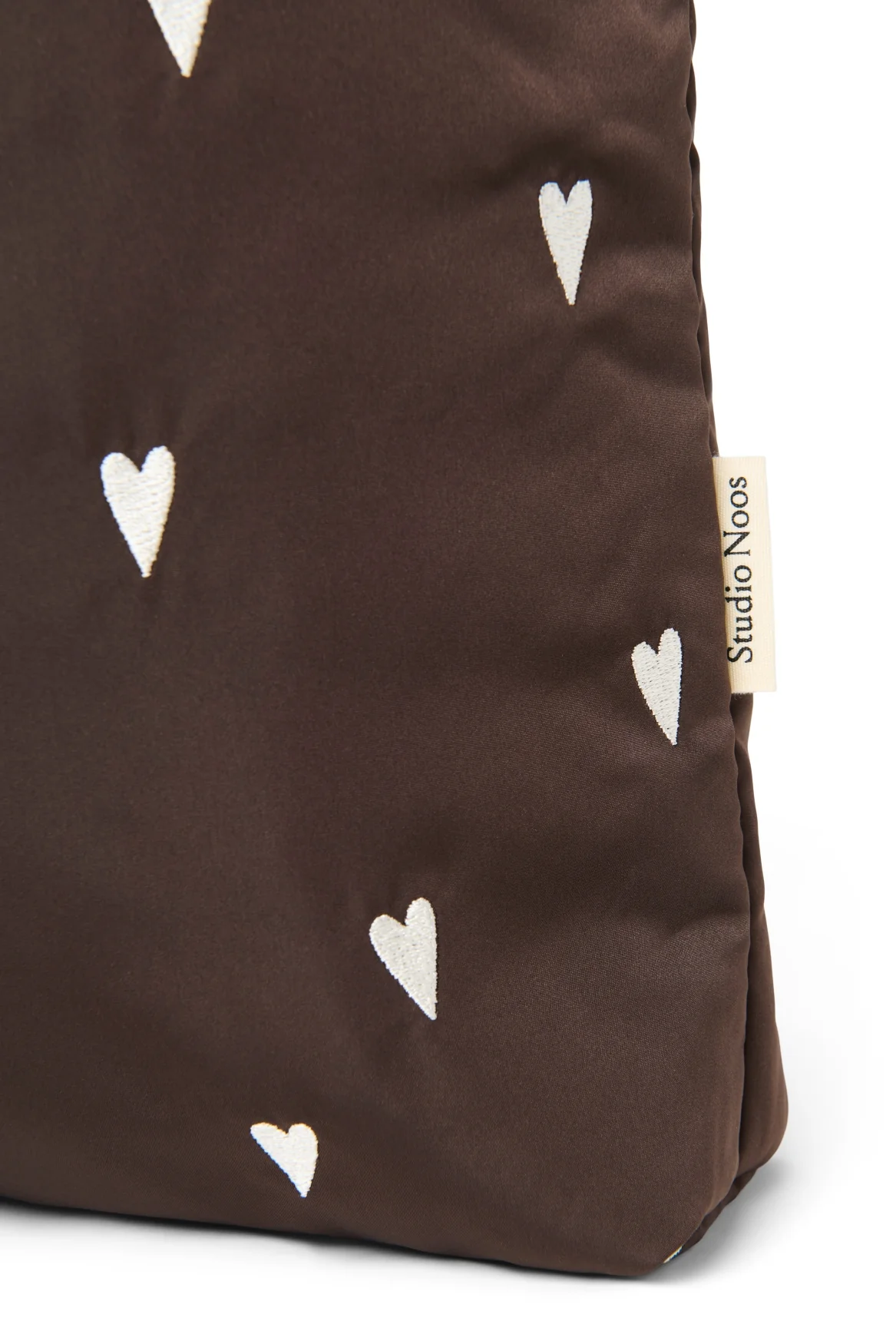 Puffy Mom Bag | Brown Hearts - Image 5