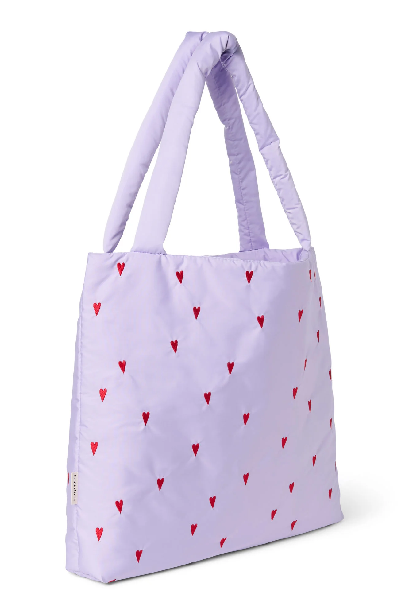 Puffy Mom Bag | Purple Hearts - Image 3