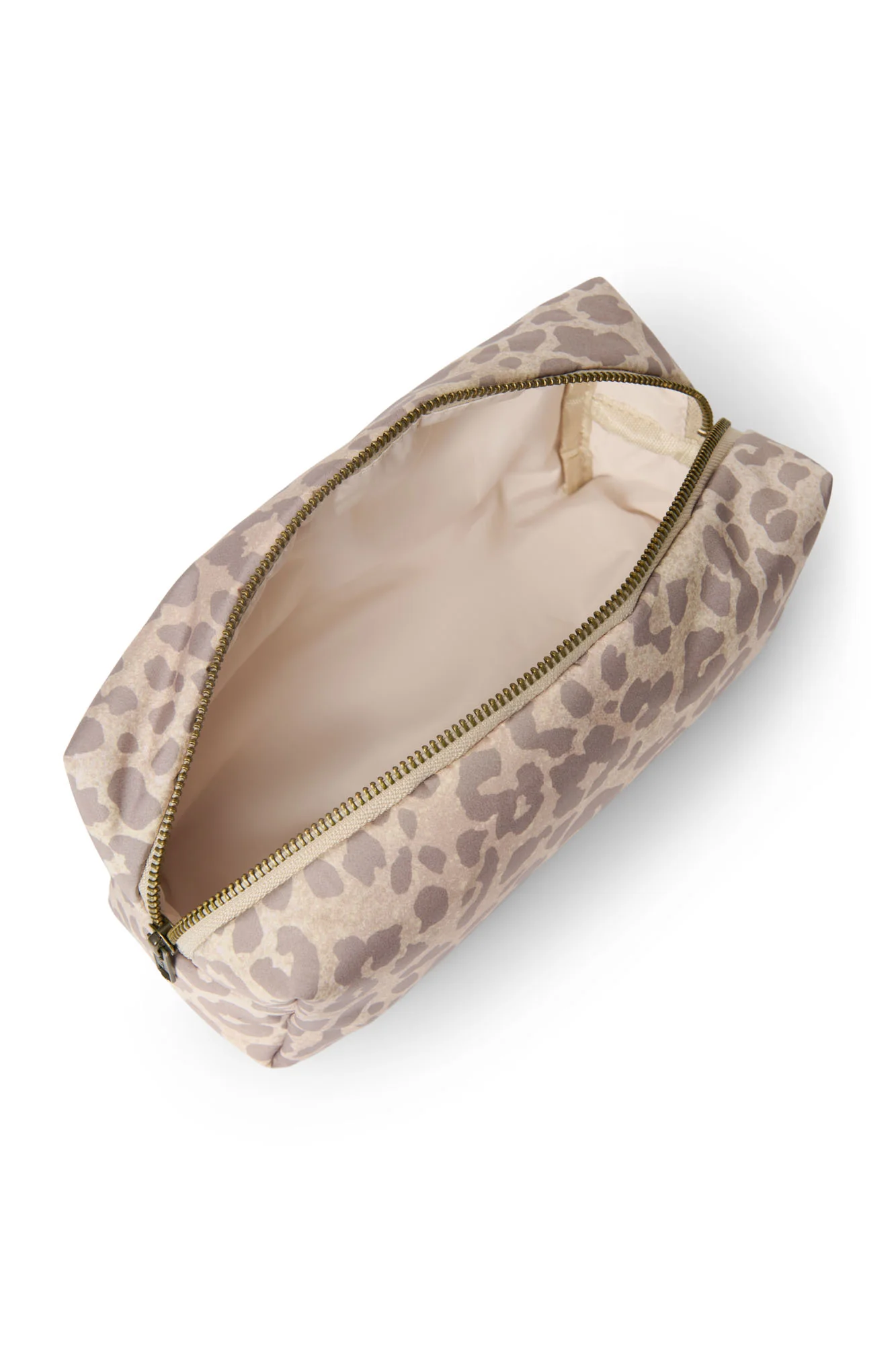 Puffy Pouch | Beige Leopard - Image 4