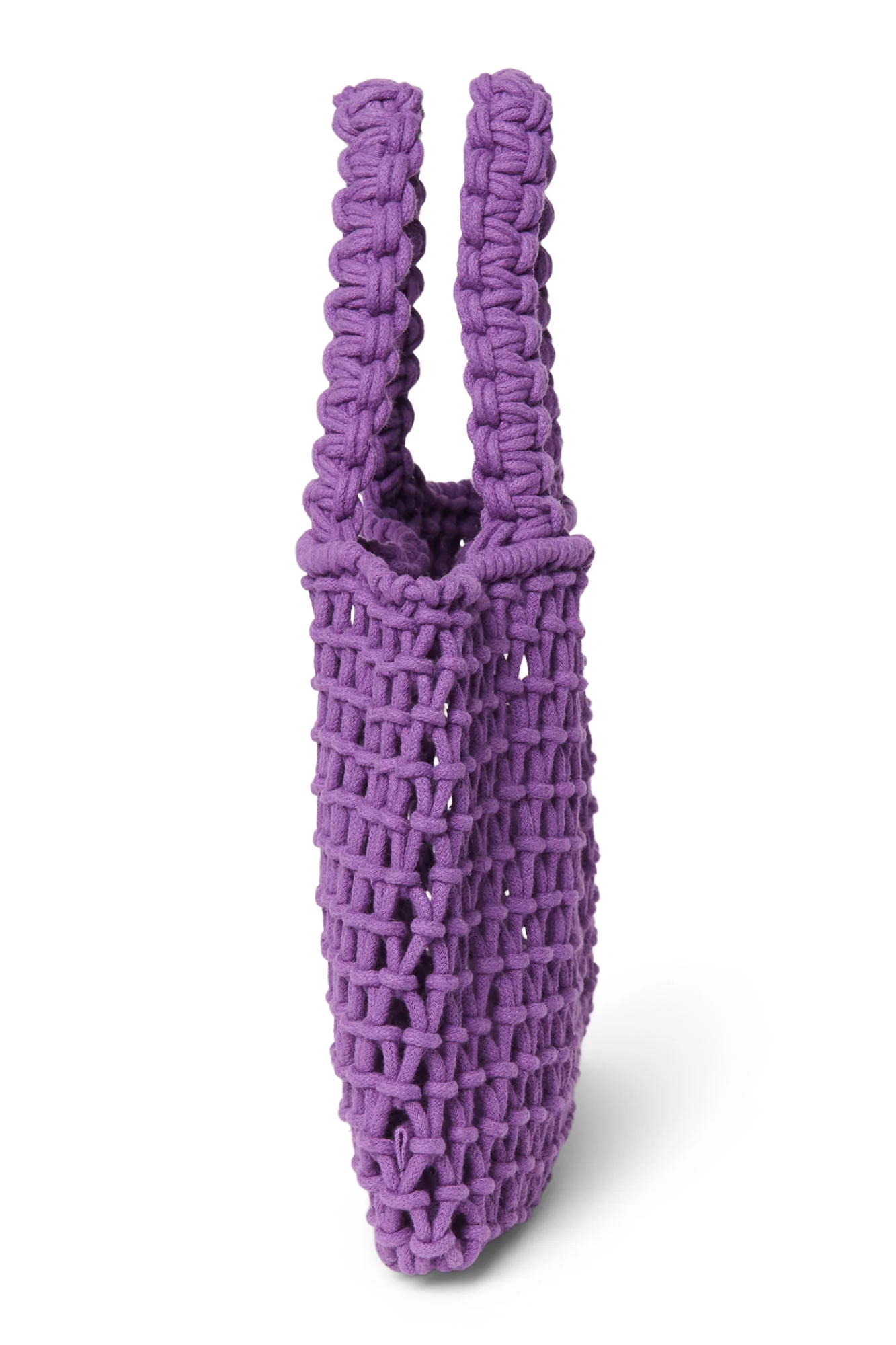Macramé Mini Handbag | Purple - Image 4