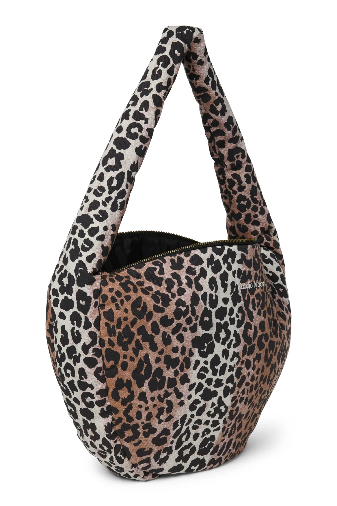 Soft Cotton Cross Body Bag | Hazel Leopard - Image 3