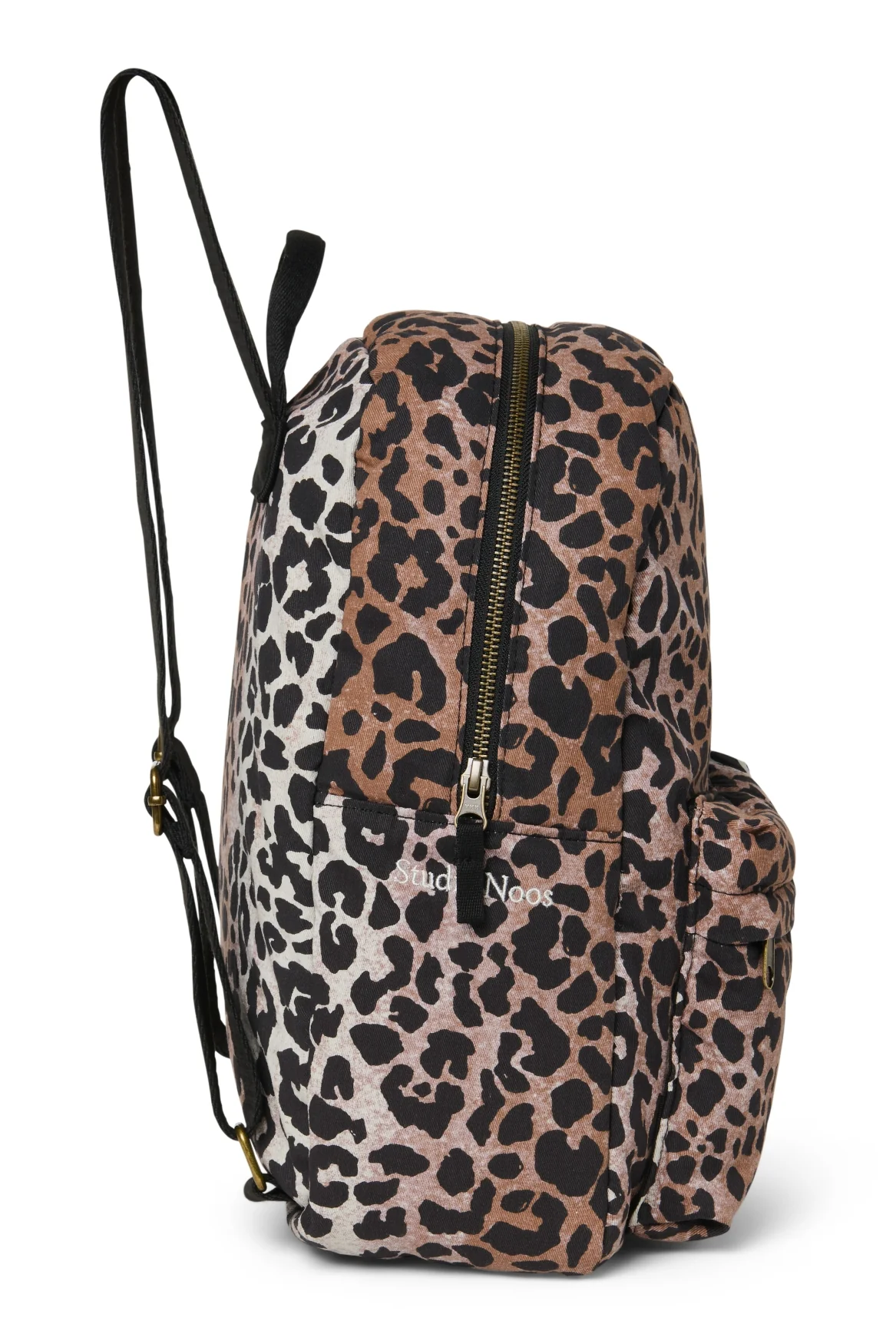 Soft Cotton Midi Backpack | Hazel Leopard - Image 3