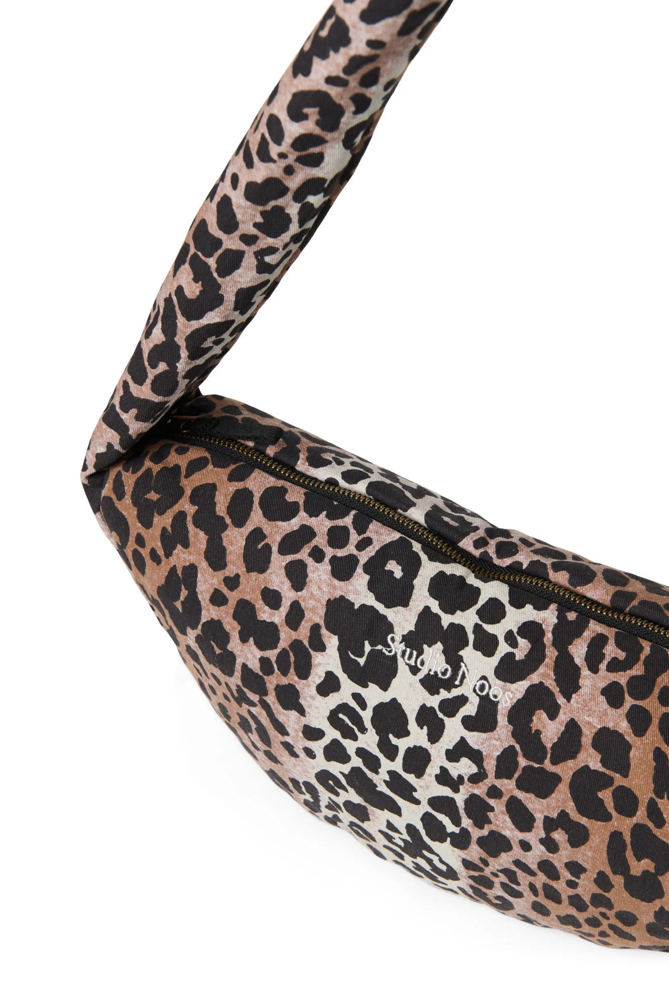Soft Cotton Mini Cross Body Bag | Hazel Leopard - Image 4