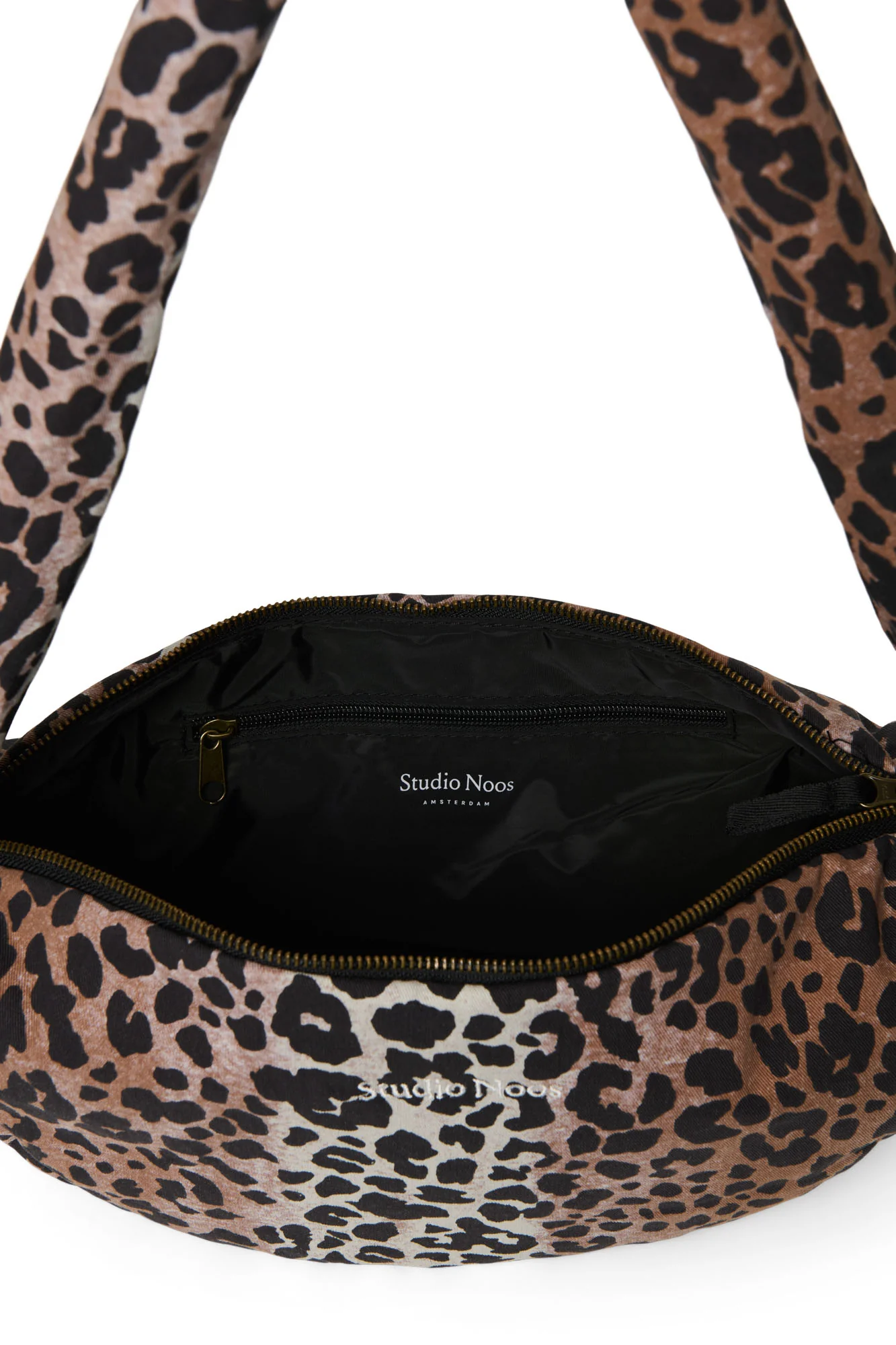 Soft Cotton Mini Cross Body Bag | Hazel Leopard - Image 5