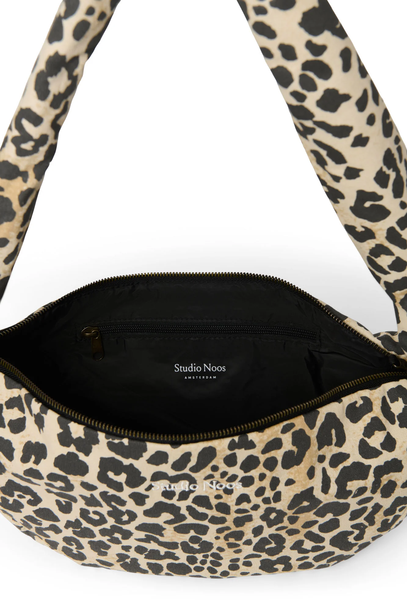Soft Cotton Mini Cross Body Bag | Leopard - Image 5