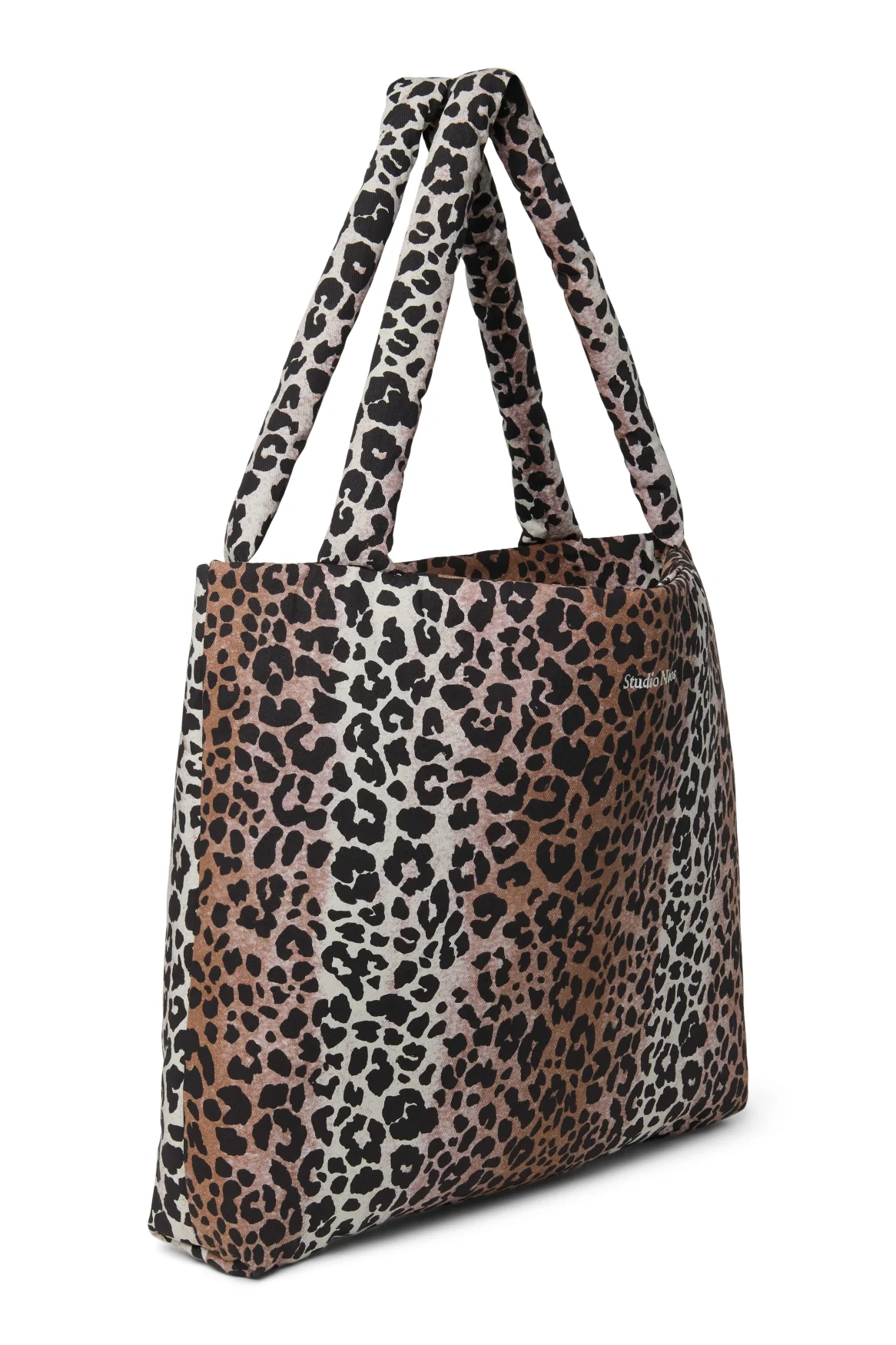 Soft Cotton Mom Bag | Hazel Leopard - Image 3
