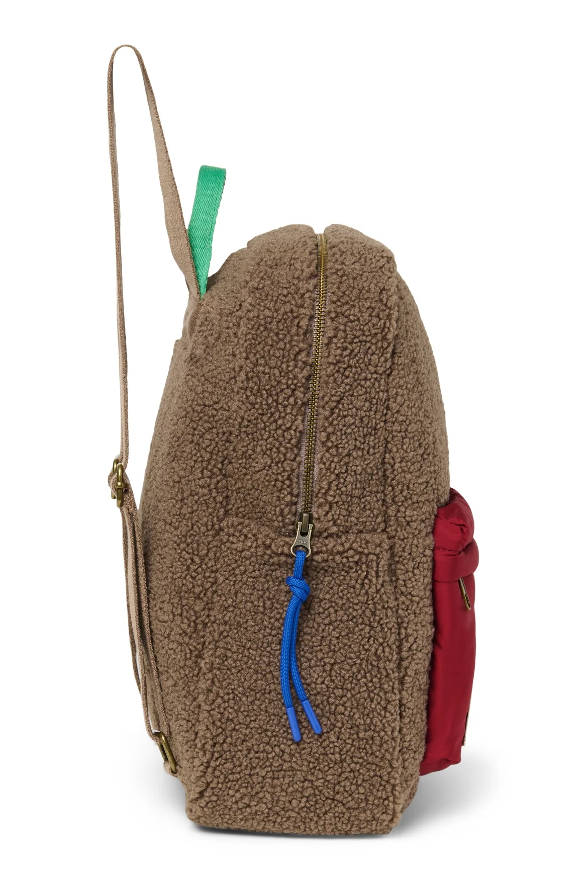 Teddy Midi Backpack | Brown/Burgundy - Image 4
