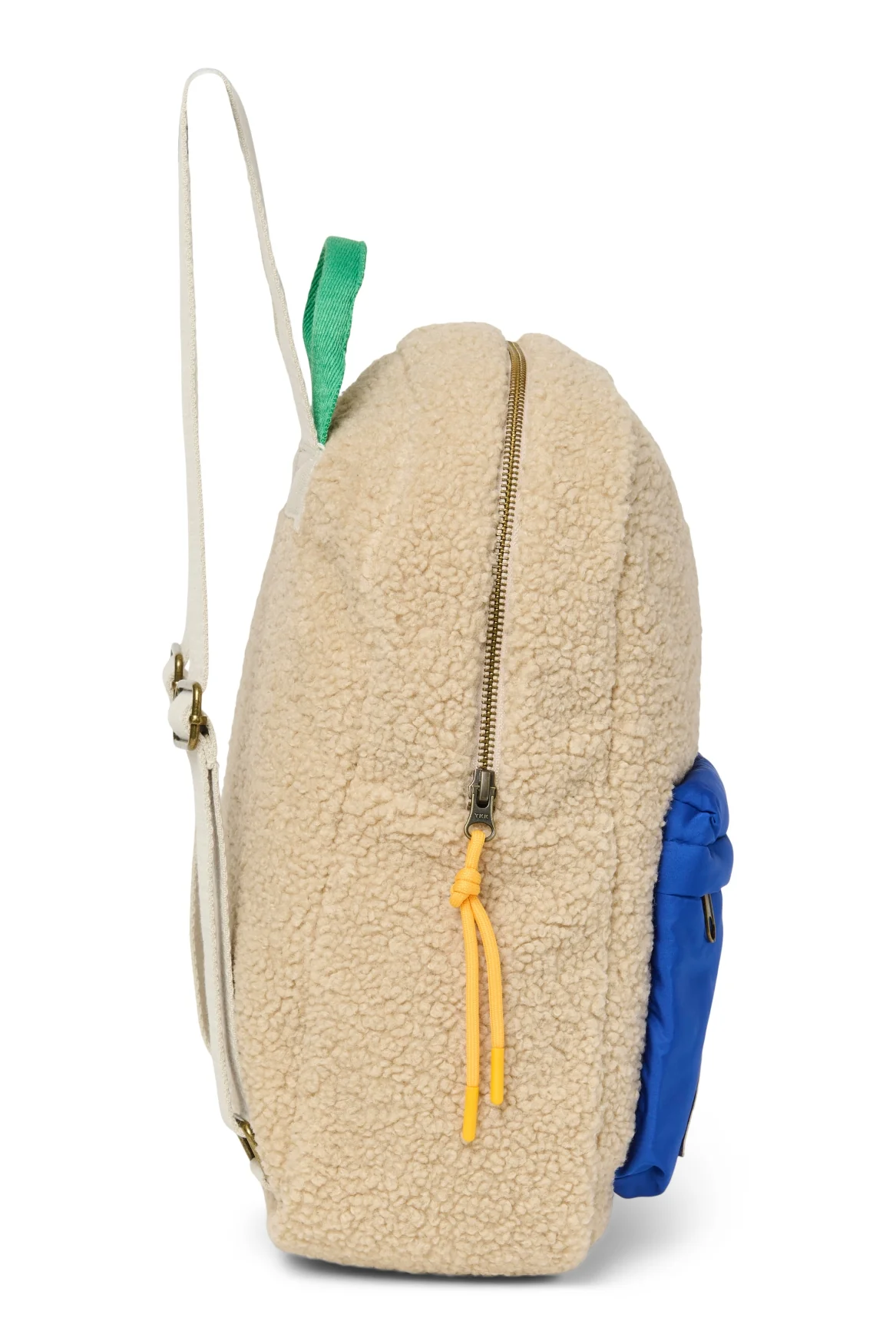 Teddy Midi Backpack | Ecru/Cobalt - Image 3