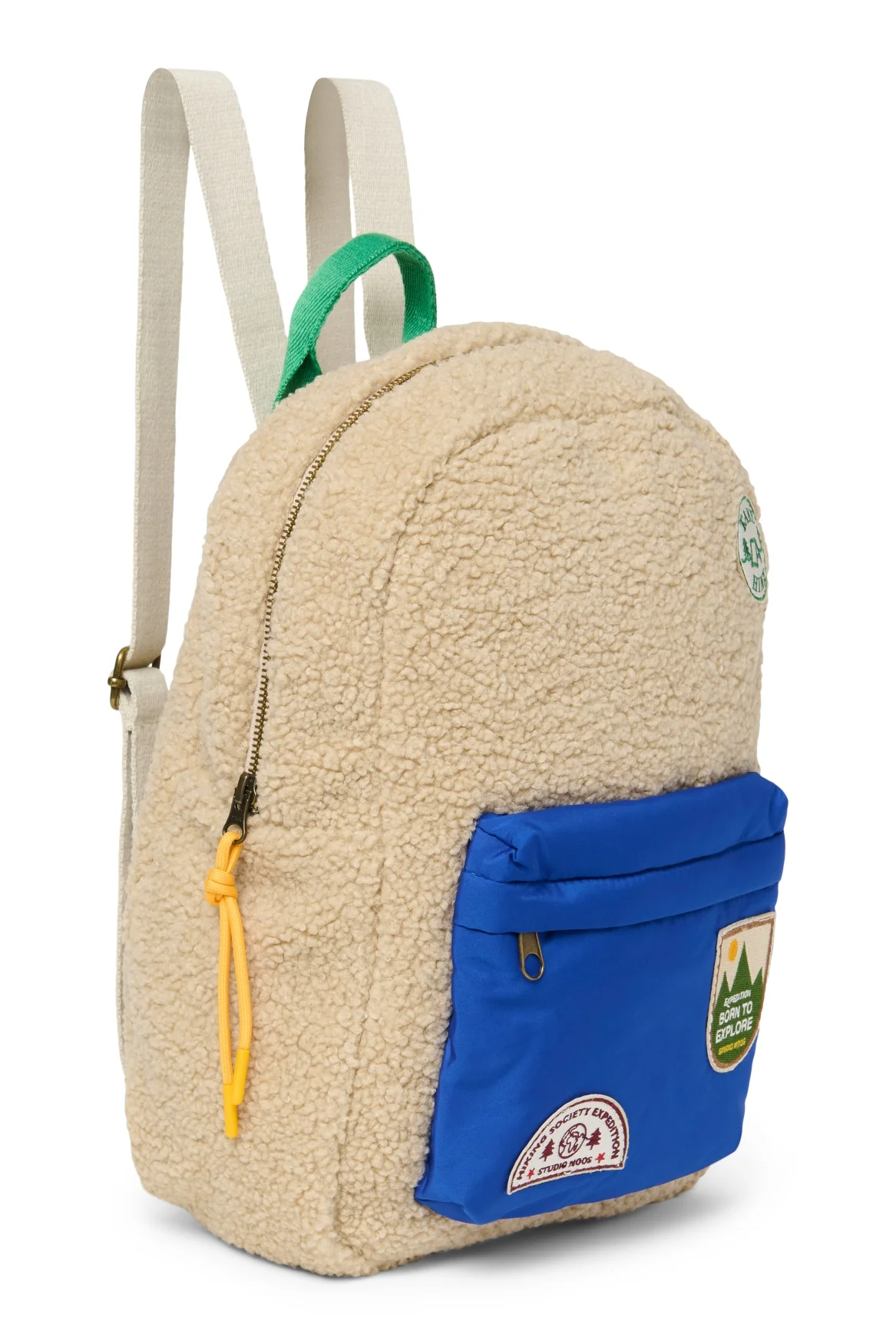 Teddy Midi Backpack | Ecru/Cobalt - Image 5