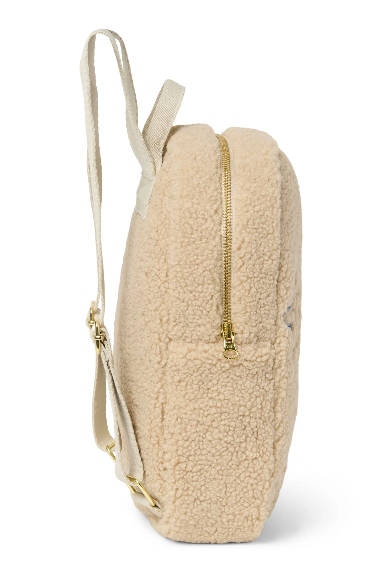 Teddy Mini Backpack | Ecru Flower Heart - Image 4