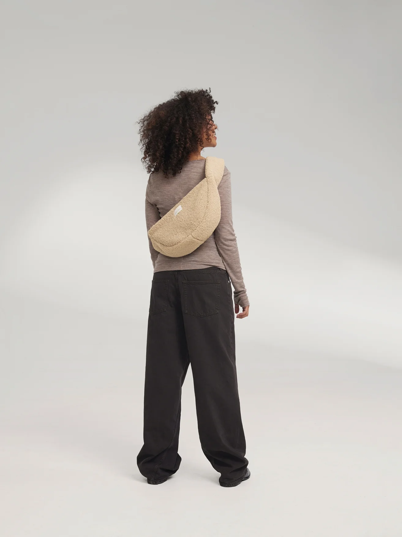 Teddy Mini Cross Body Bag | Ecru - Image 8