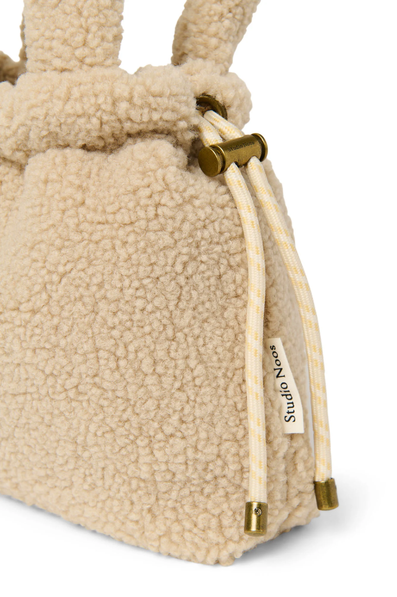 Teddy Mini Drawstring Bag | Ecru - Image 4