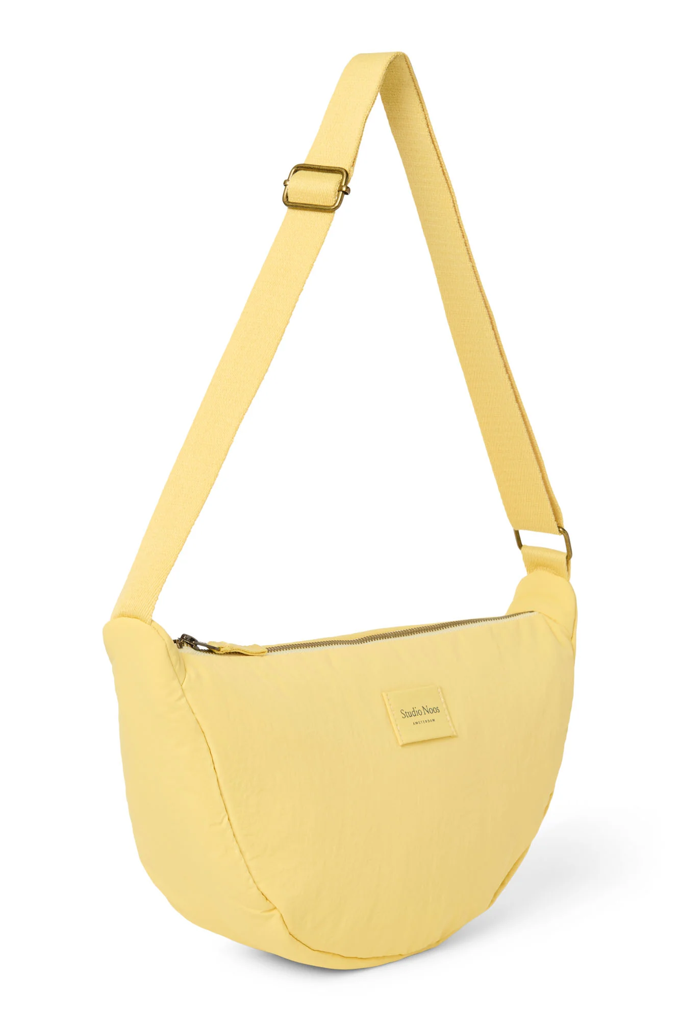 Textured Puffy Adult Fanny Pack | Butter Yellow - Image 5