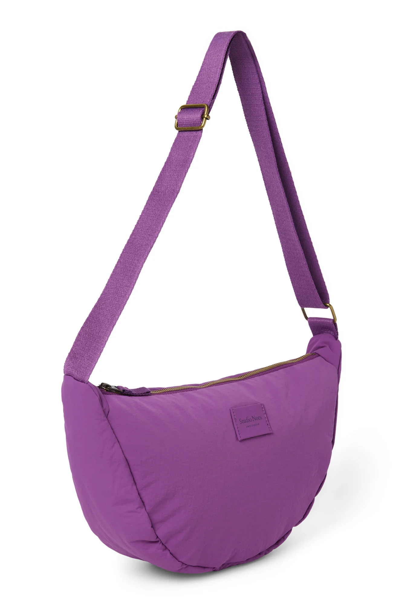 Textured Puffy Adult Fanny Pack | Purple - Image 4