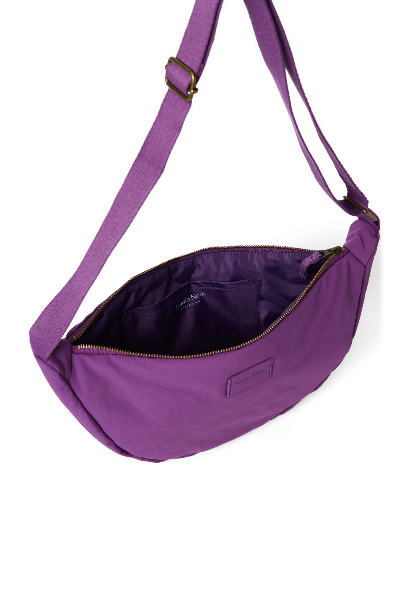 Textured Puffy Adult Fanny Pack | Purple - Image 6