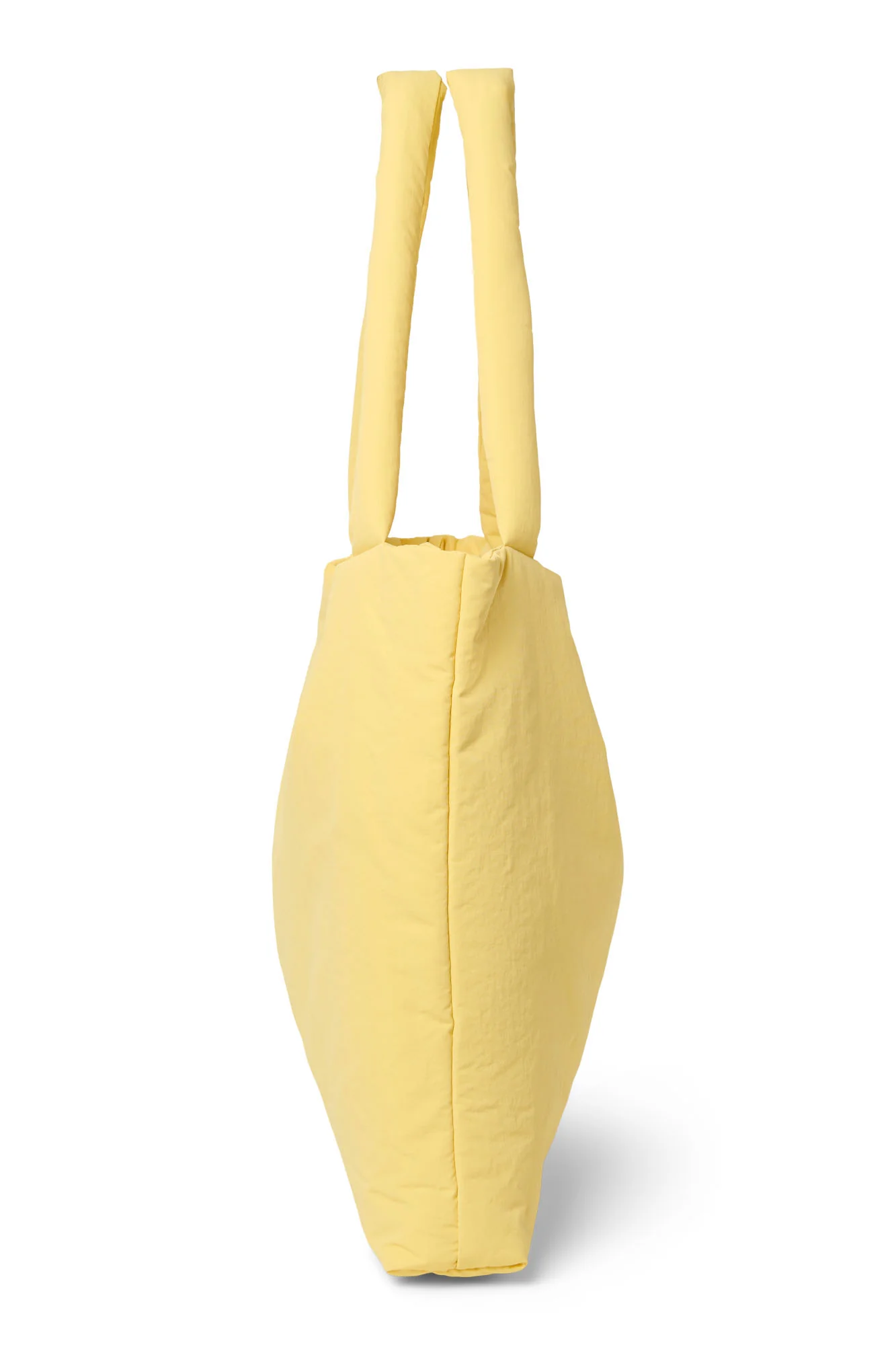 Textured Puffy Mom Bag | Butter Yellow - Image 5
