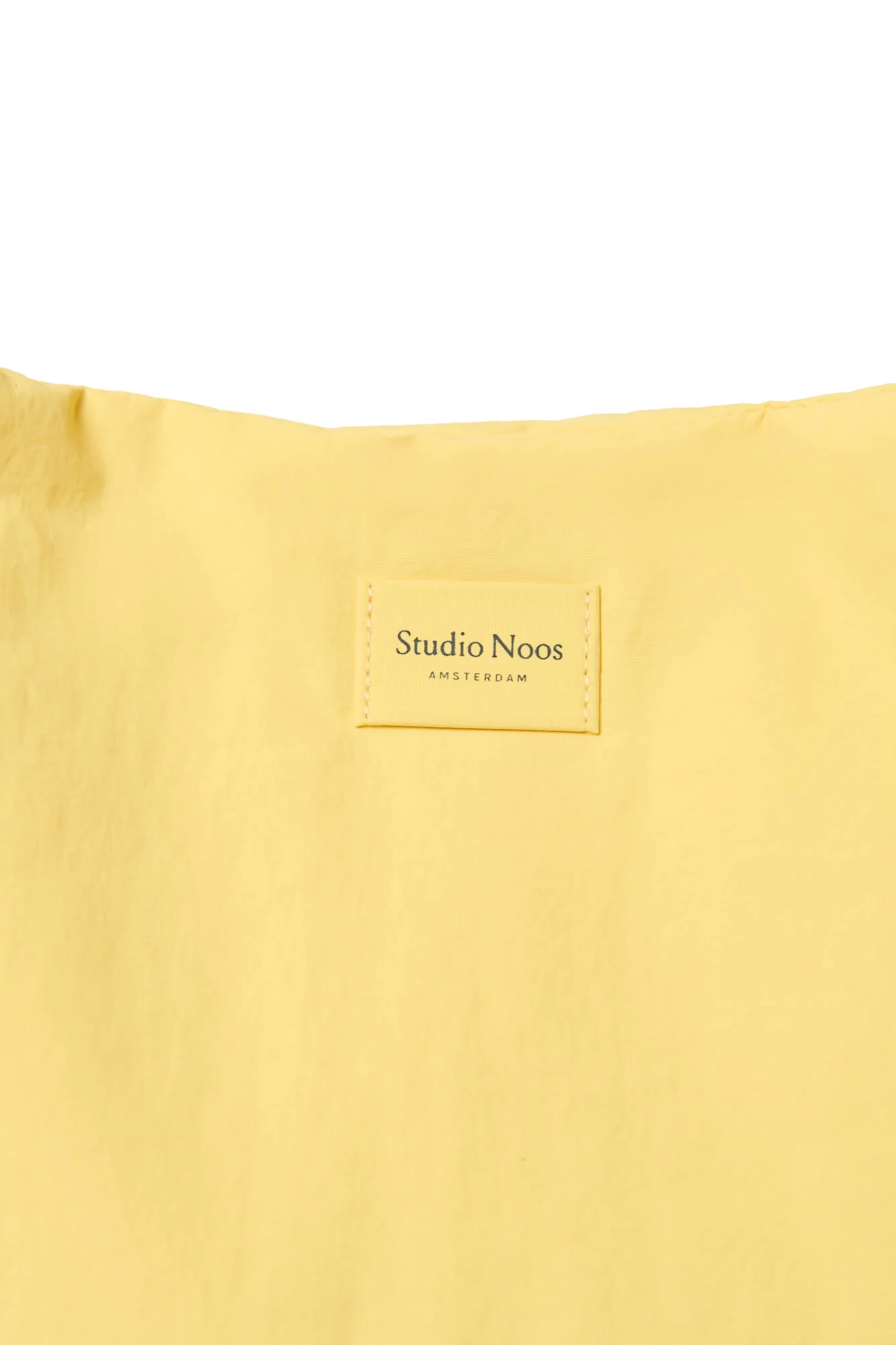 Textured Puffy Mom Bag | Butter Yellow - Image 6